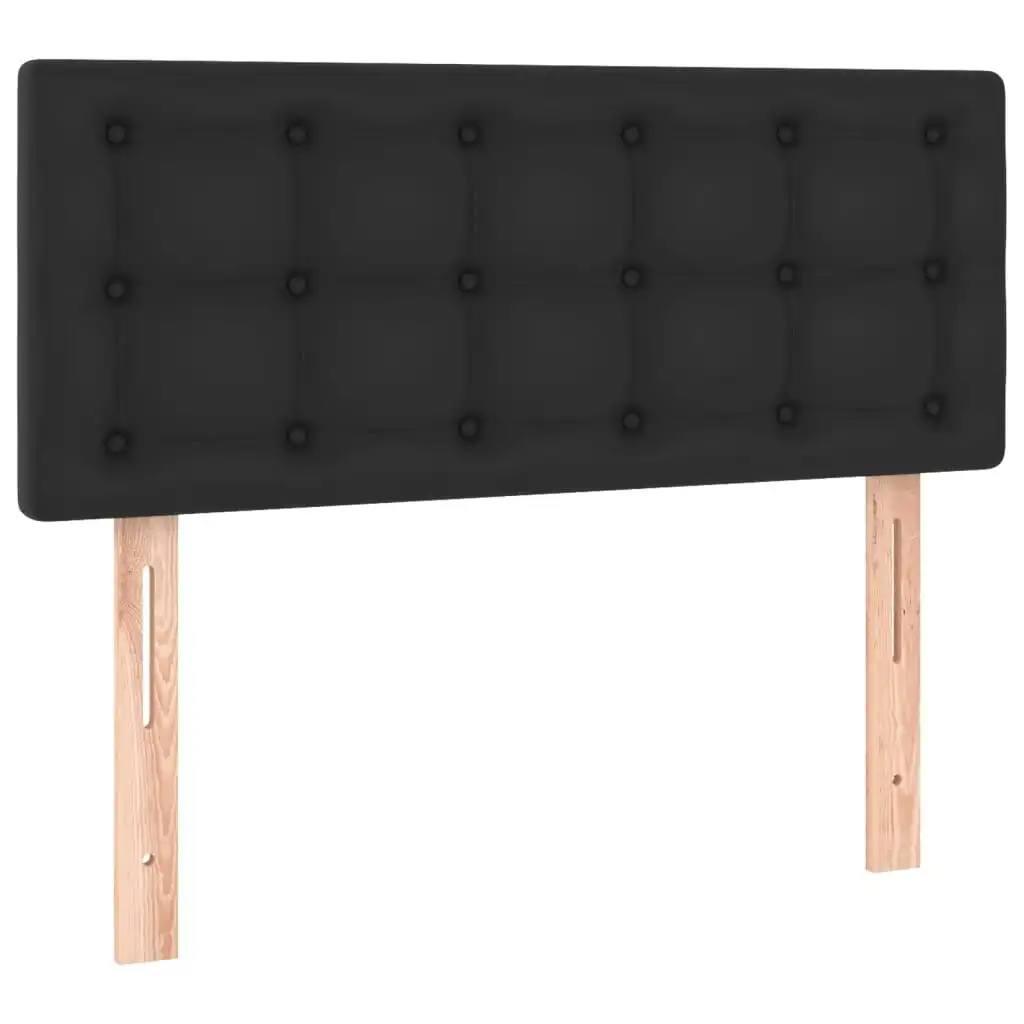 Headboard Black 100x5x78/88 cm Faux Leather 346444