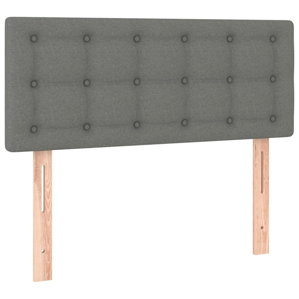 Headboard Dark Grey 100x5x78/88 cm Fabric 346437