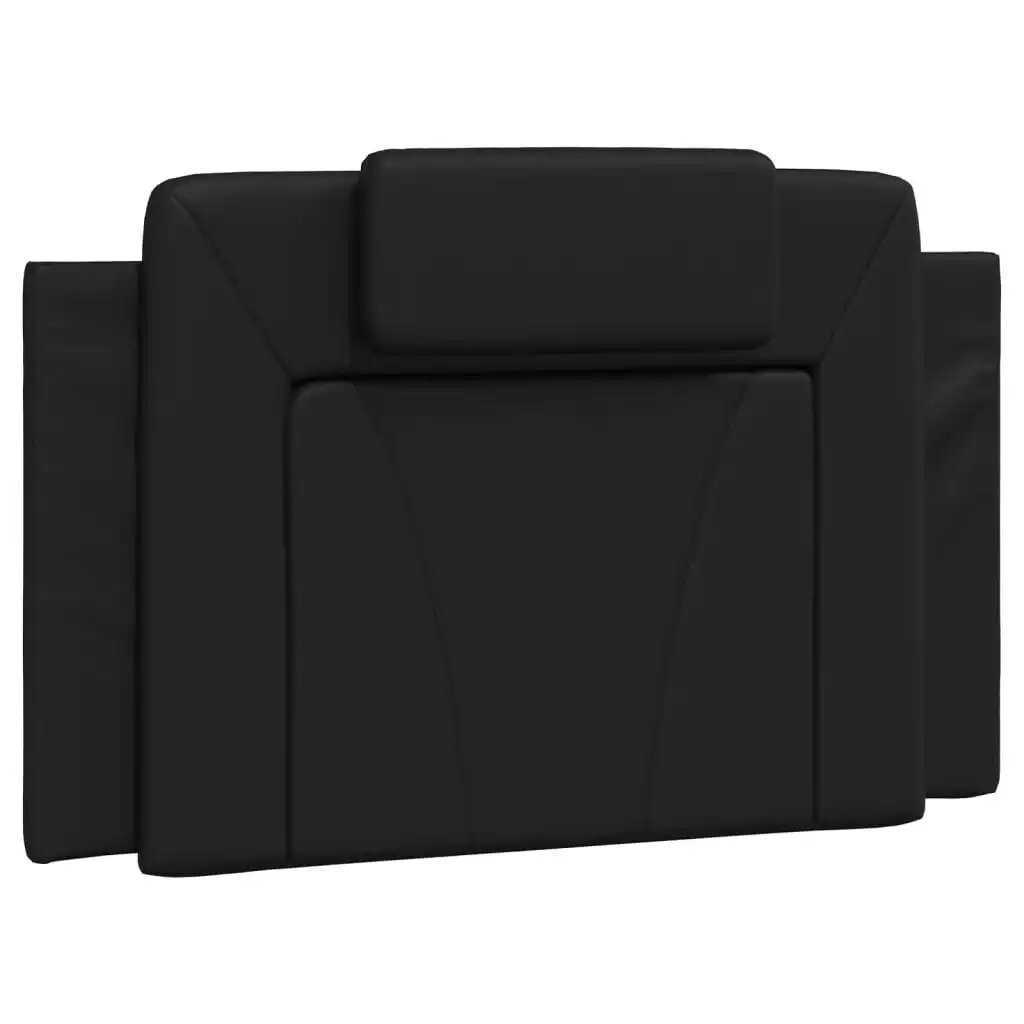 Headboard Cushion Black 90 cm Faux Leather 374767