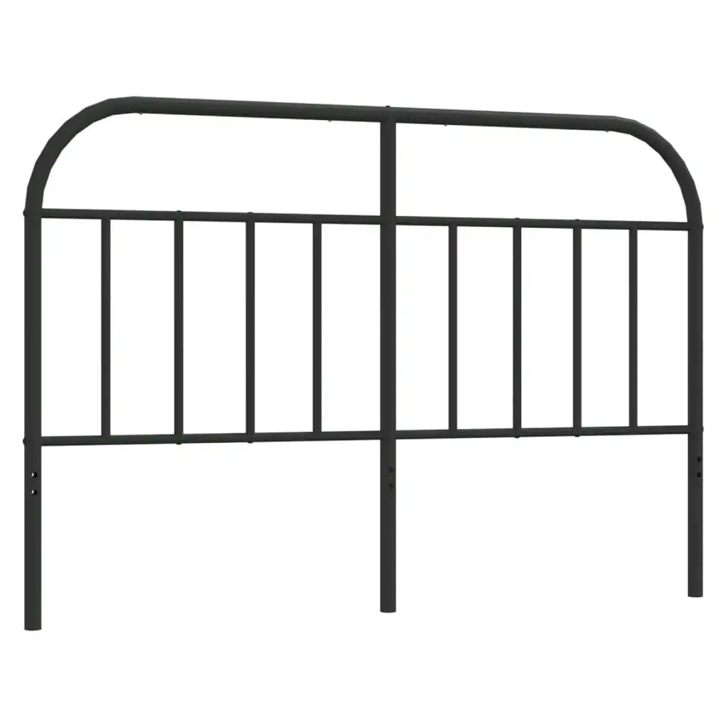 Metal Headboard Black 137 cm 353667