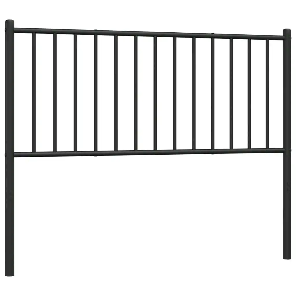 Metal Headboard Black 107 cm 350894