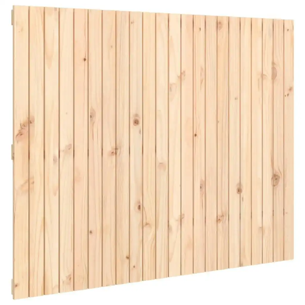 Wall Headboard 140x3x110 cm Solid Wood Pine 824968