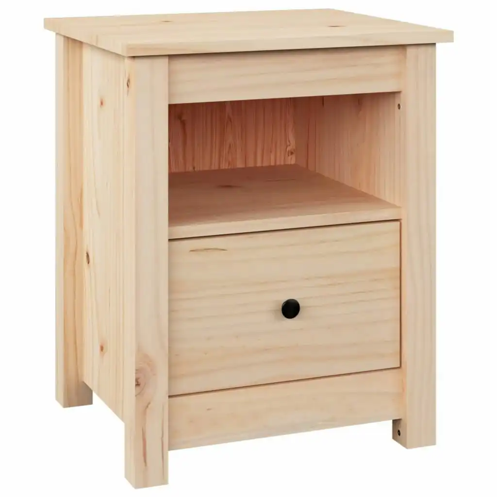 Bedside Cabinet 40x35x49 cm Solid Wood Pine 813709