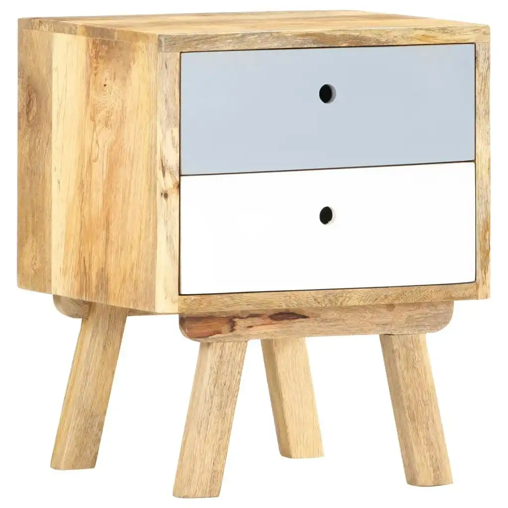 Bedside Cabinet 40x35x50 cm Solid Mango Wood 285858