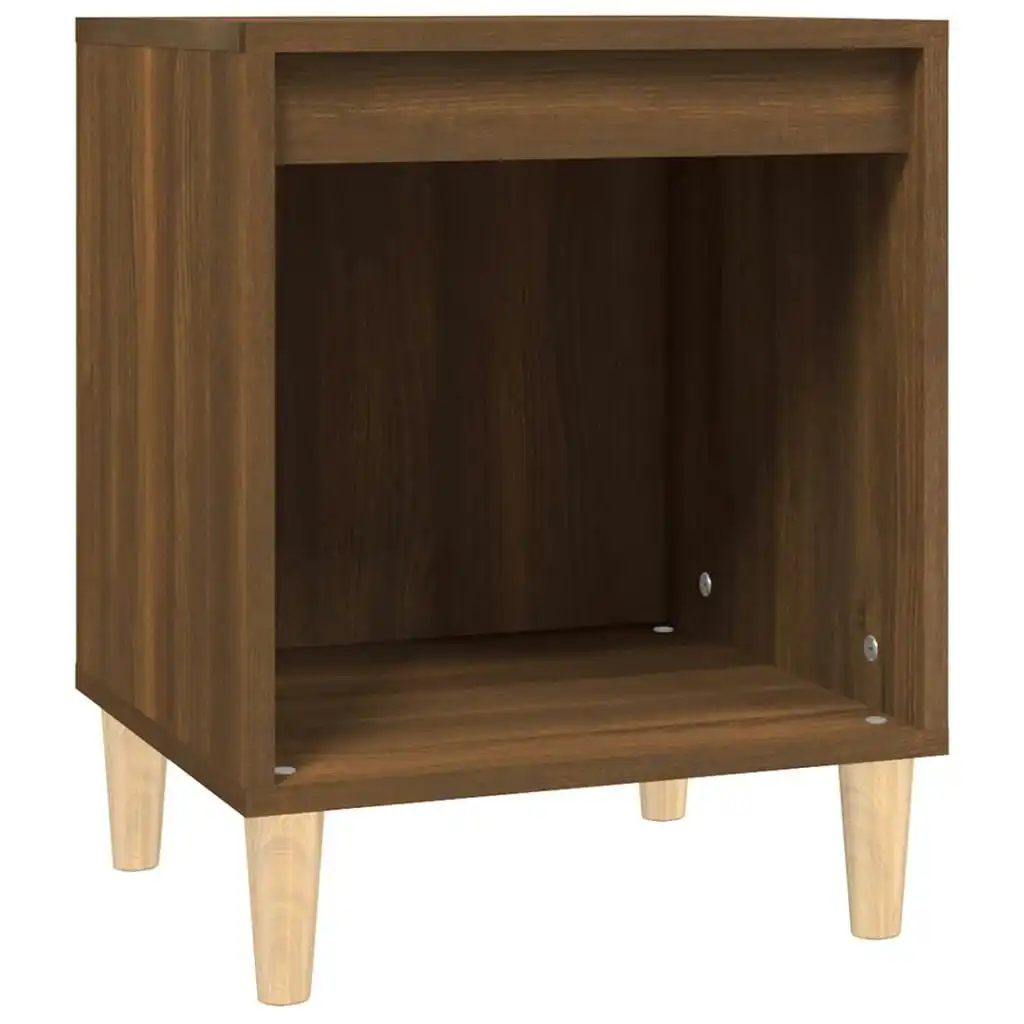 Bedside Cabinet Brown Oak 40x35x50 cm 821872