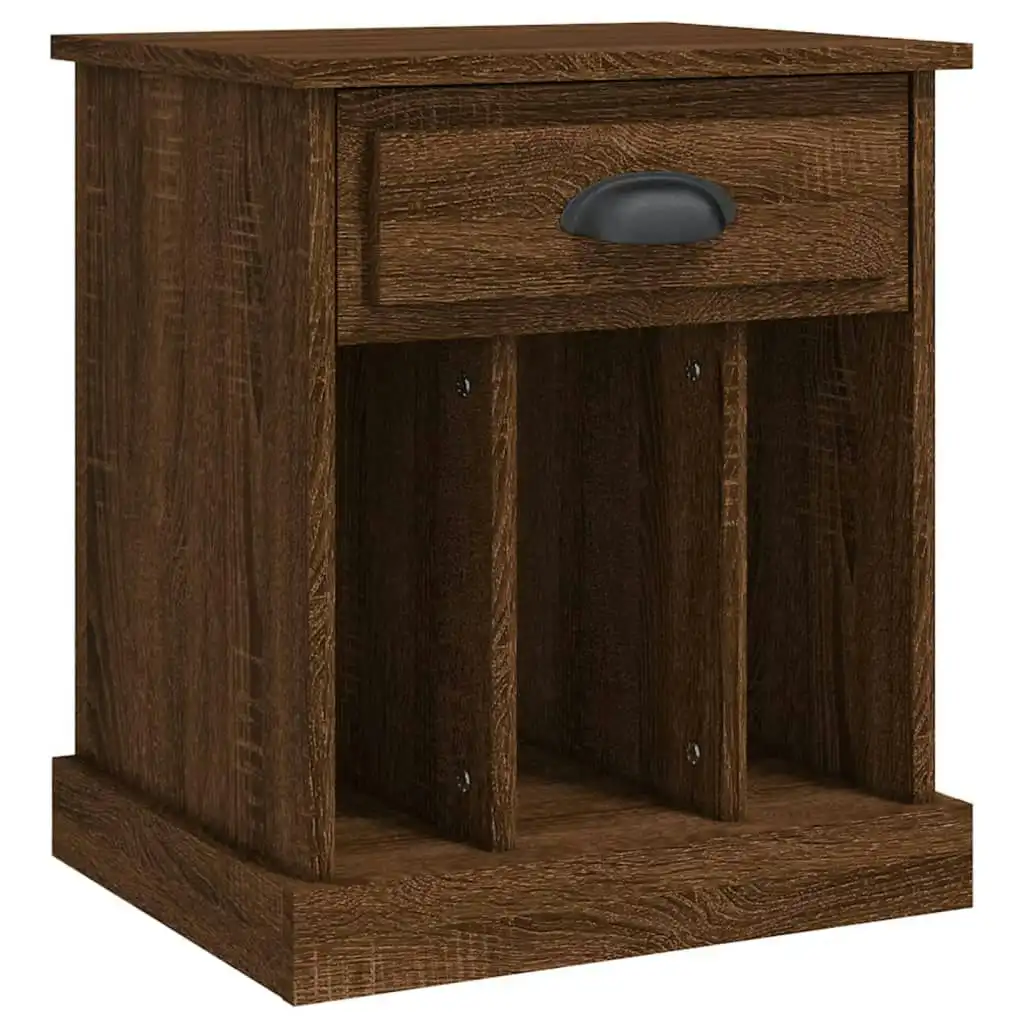 Bedside Cabinet Brown Oak 43x36x50 cm 816358