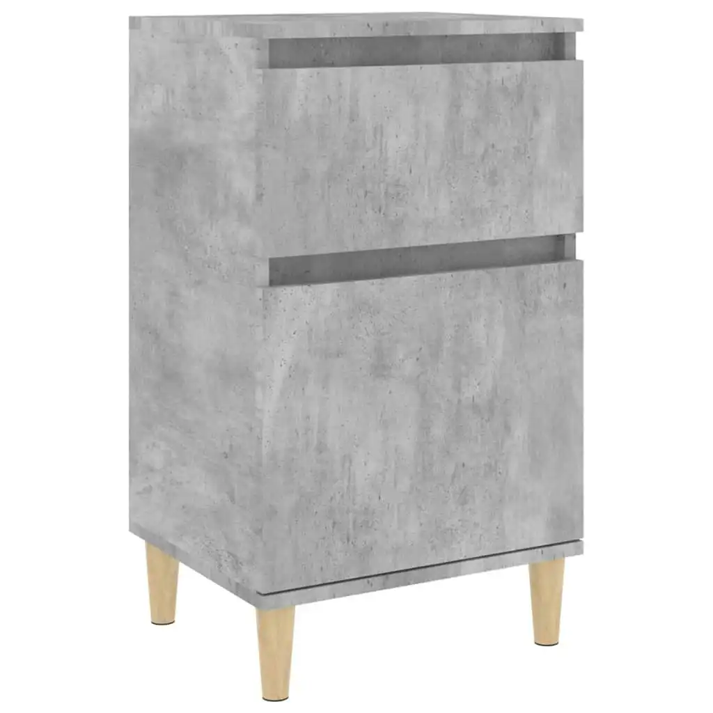 Bedside Cabinet Concrete Grey 40x35x70 cm 819700