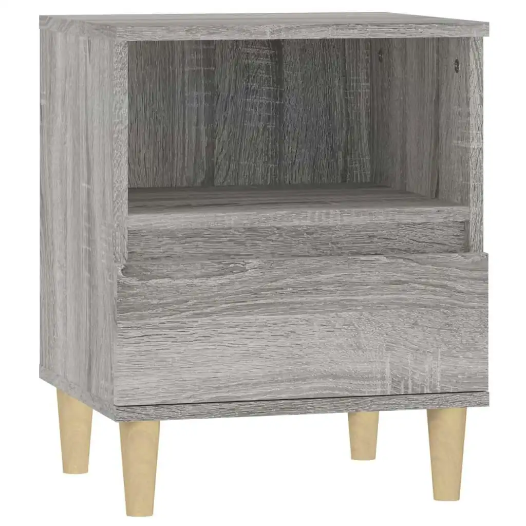 Bedside Cabinet Grey Sonoma 40x35x50 cm 821806