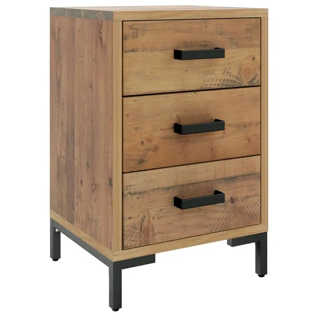 Bedside Cabinet Brown 40x30x55 cm Solid Pinewood 349913