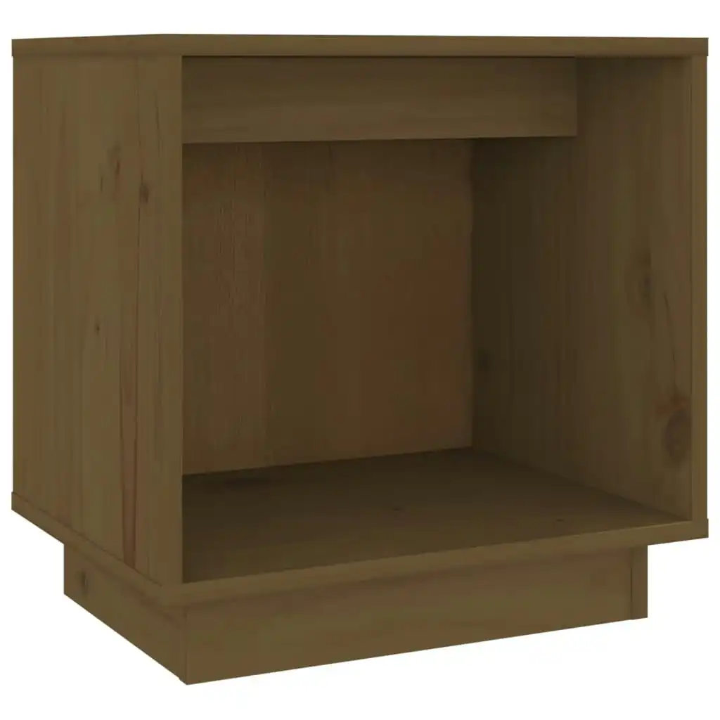 Bedside Cabinet Honey Brown 40x30x40 cm Solid Wood Pine 813341