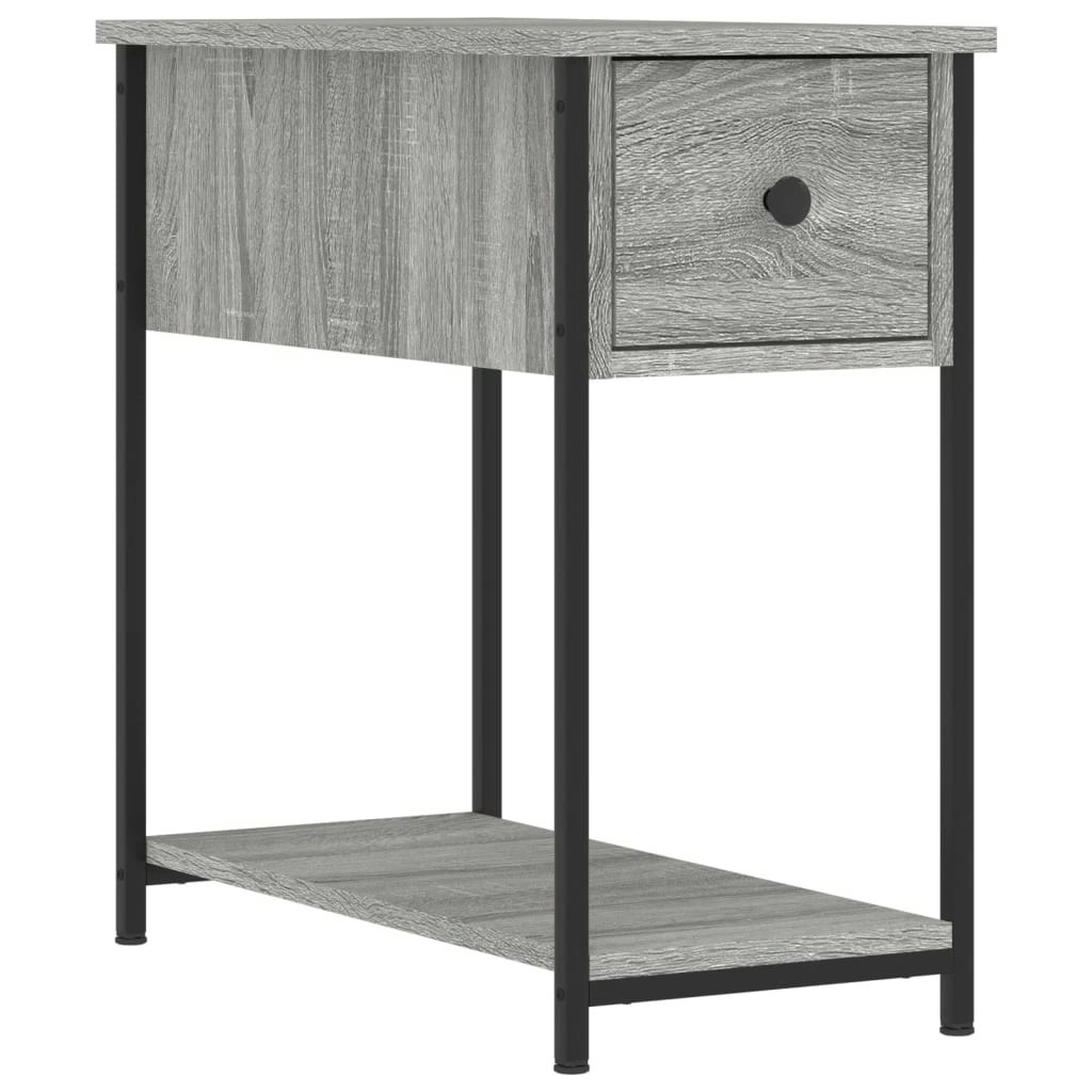 Bedside Cabinet Grey Sonoma 30x60x60 cm Engineered Wood 826059