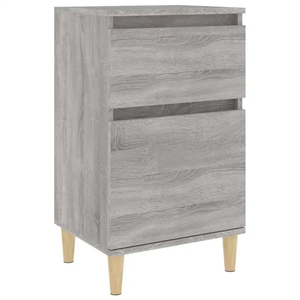 Bedside Cabinet Grey Sonoma 40x35x70 cm 819704