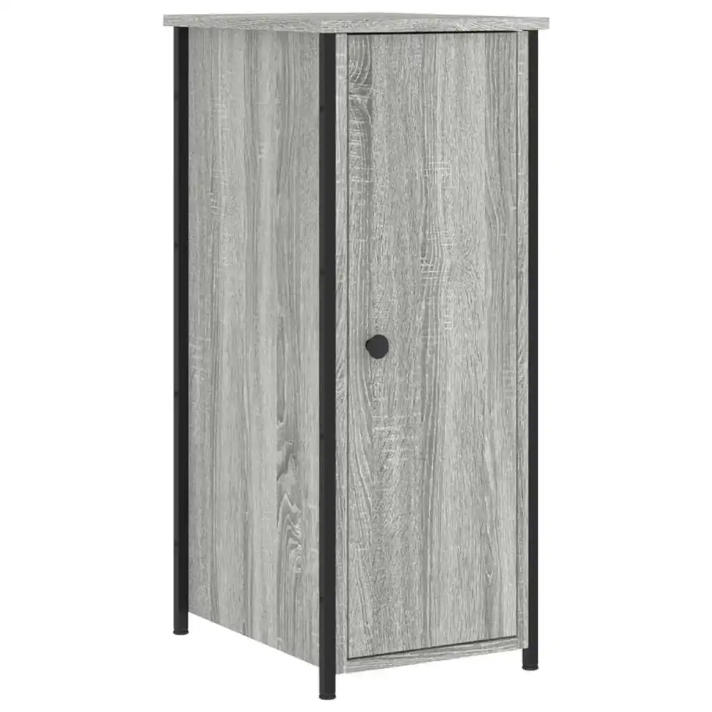 Bedside Cabinet Grey Sonoma 32x42x80 cm Engineered Wood 825969