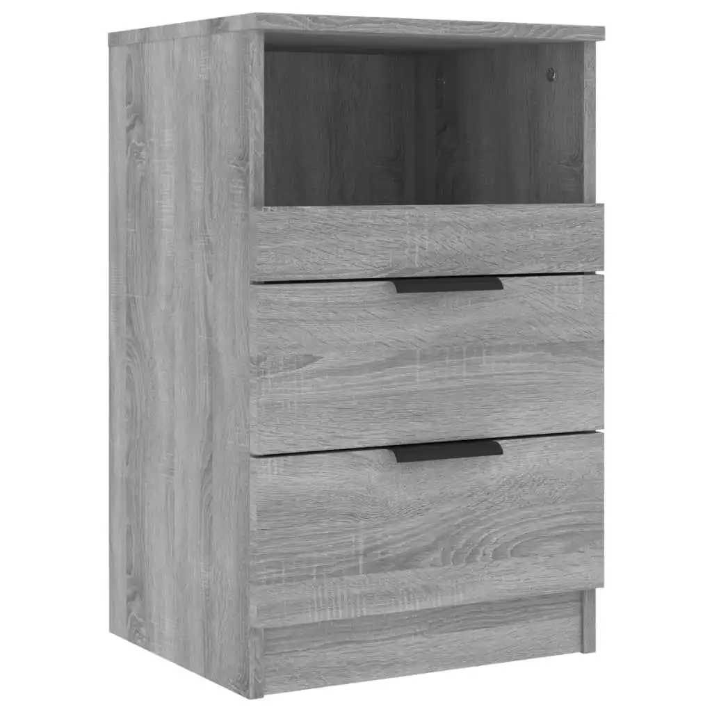 Bedside Cabinet Grey Sonoma Engineered Wood 817041