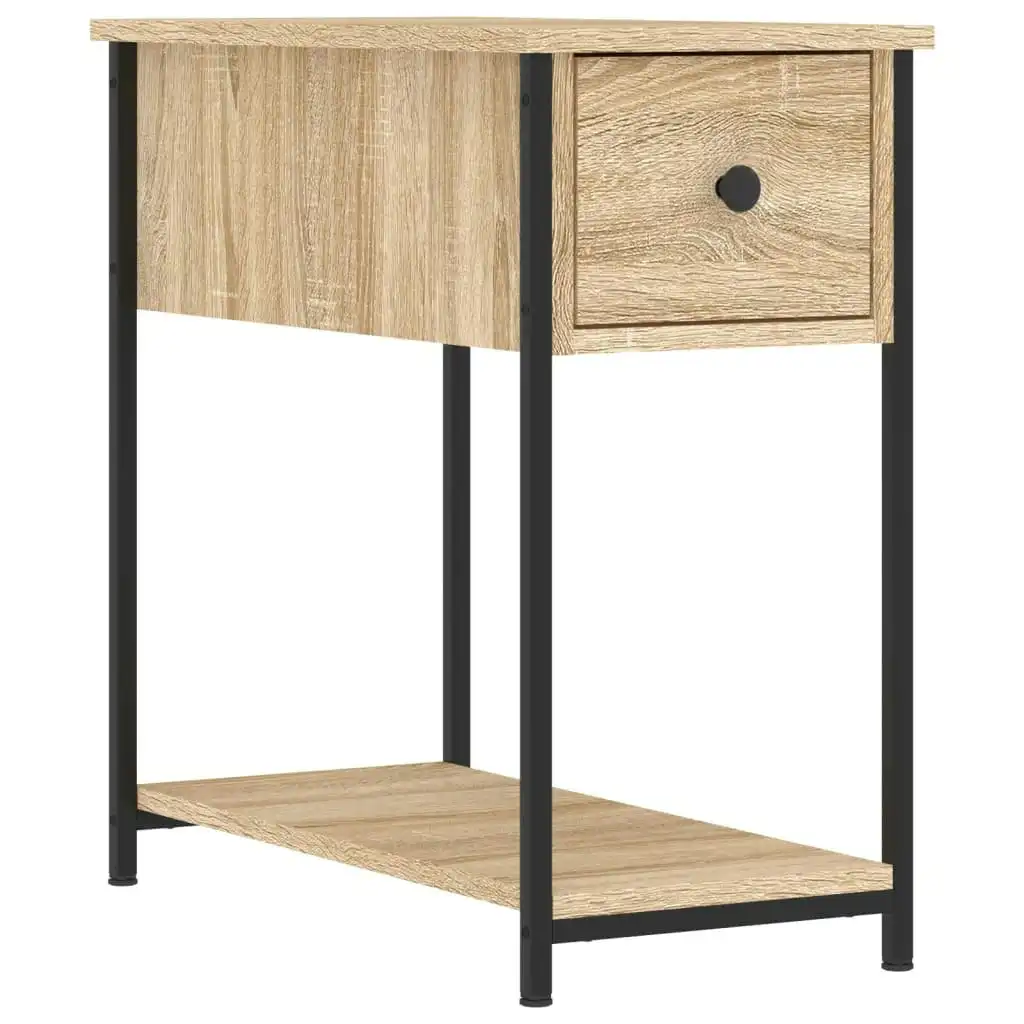 Bedside Cabinet Sonoma Oak 30x60x60 cm Engineered Wood 826055