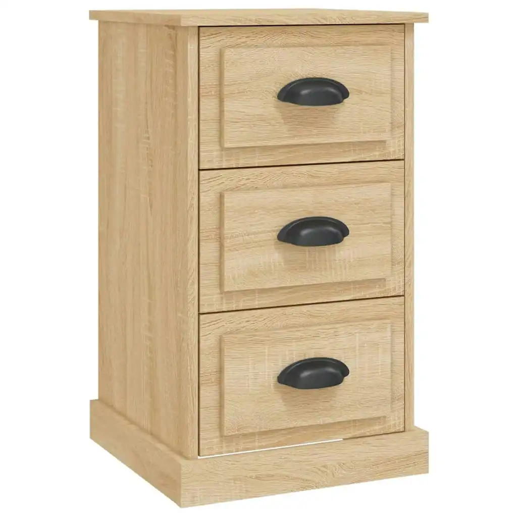 Bedside Cabinet Sonoma Oak 39x39x67 cm Engineered Wood 816163