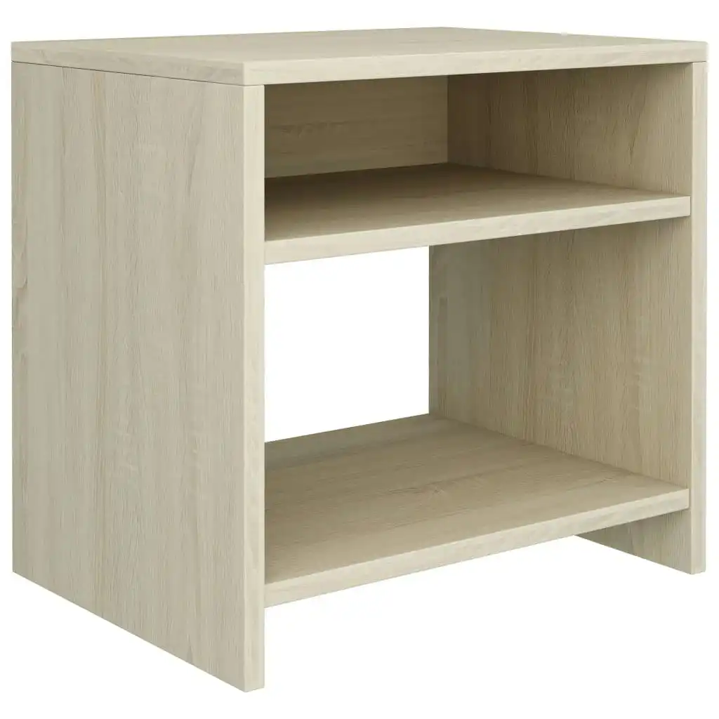 Bedside Cabinet Sonoma Oak 40x30x40 cm Engineered Wood 800015