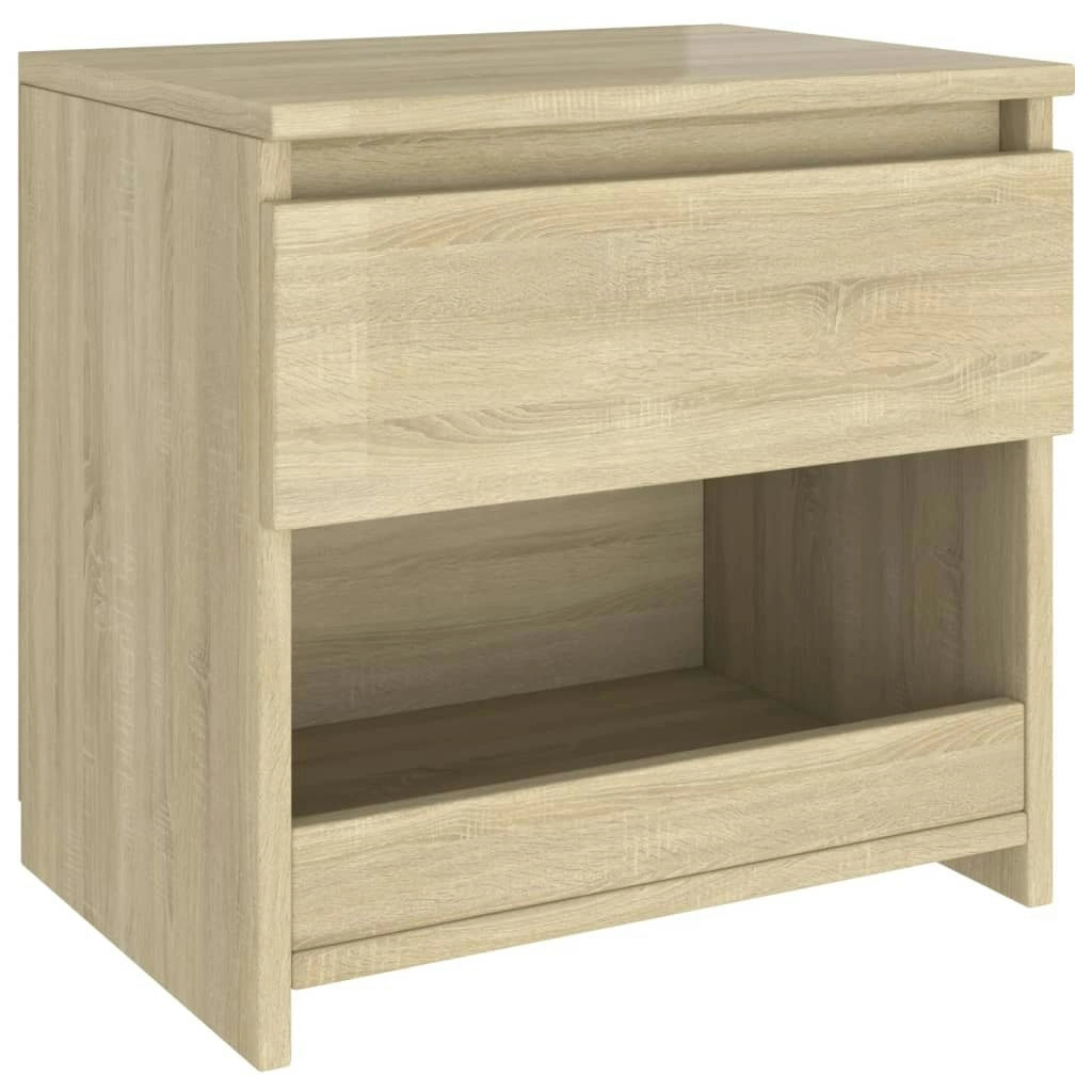 Bedside Cabinet Sonoma Oak 40x30x39 cm Engineered Wood 803449