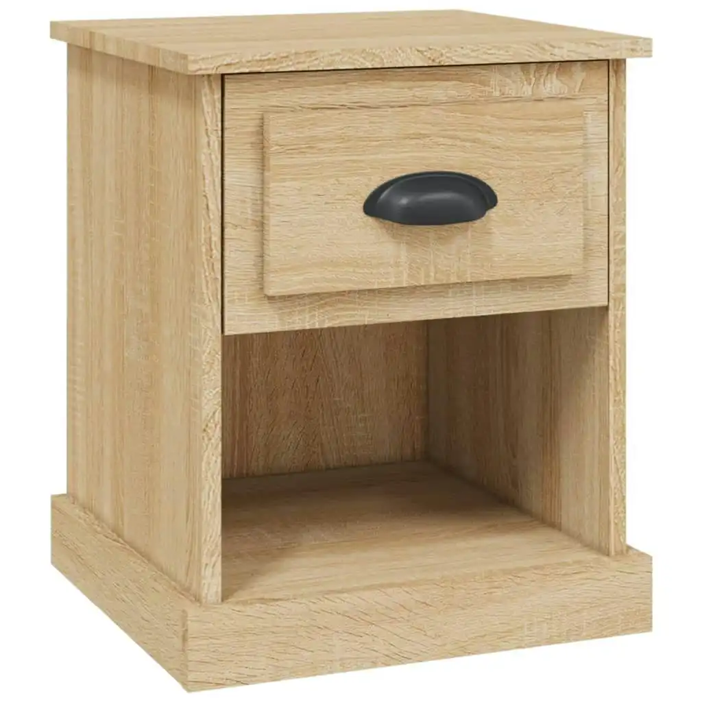 Bedside Cabinet Sonoma Oak 39x39x47.5 cm Engineered Wood 816134