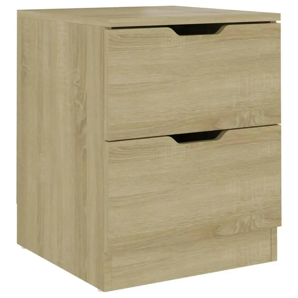 Bedside Cabinet Sonoma Oak 40x40x50 cm Engineered Wood 326729