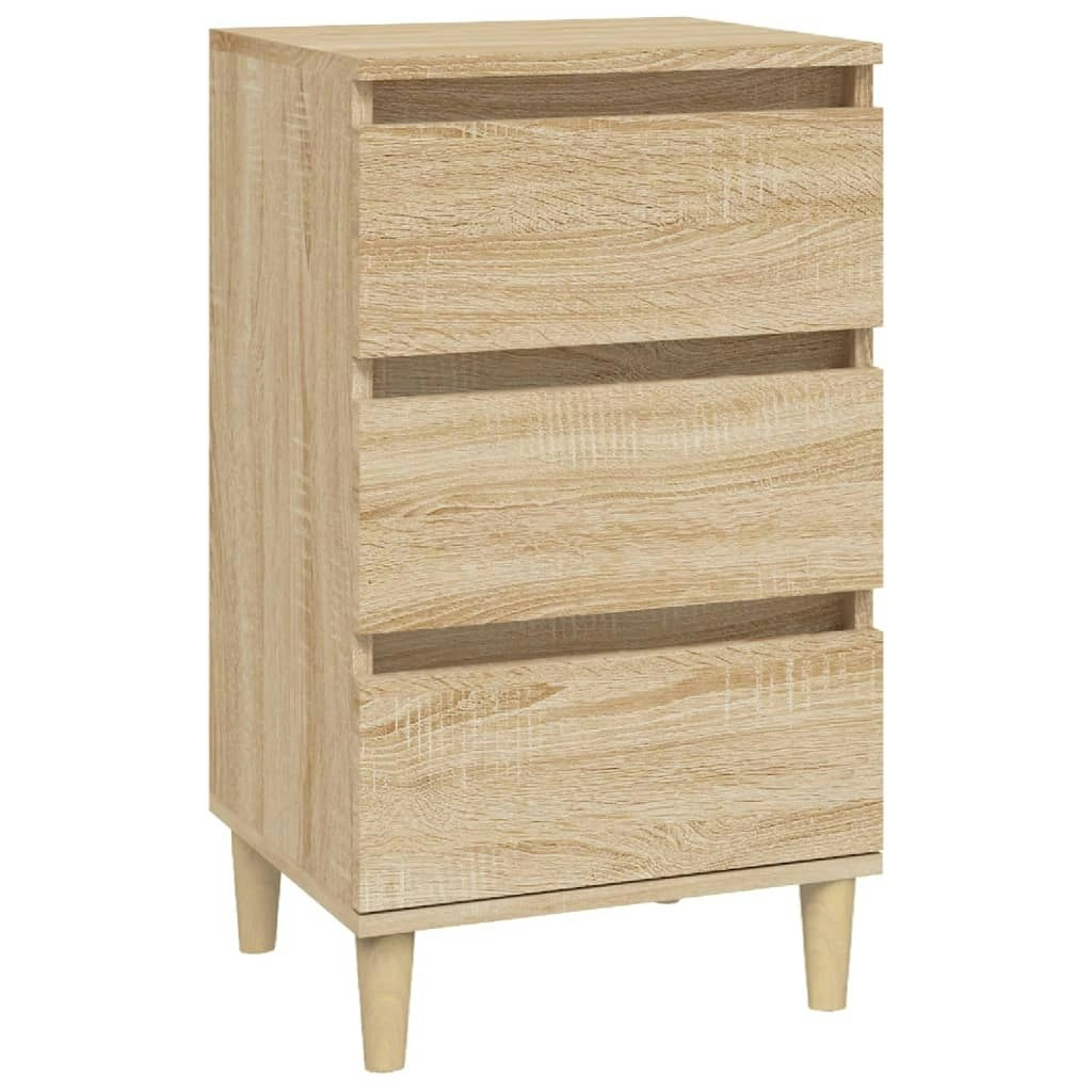 Bedside Cabinet Sonoma Oak 40x35x70 cm Engineered Wood 819663