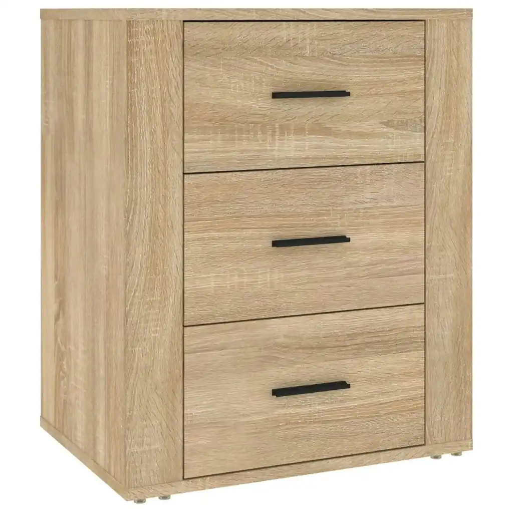 Bedside Cabinet Sonoma Oak 50x36x60 cm Engineered Wood 816715