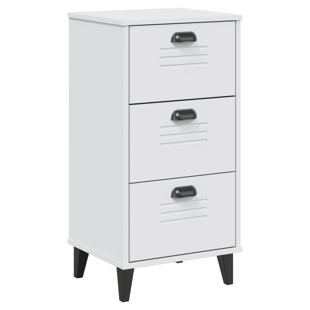 Bedside Cabinet VIKEN White Engineered Wood 374917