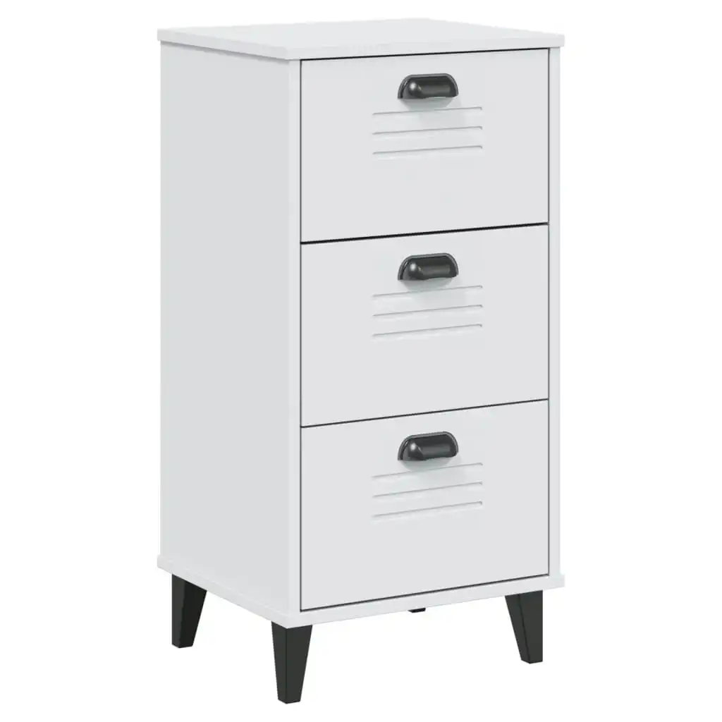 Bedside Cabinet VIKEN White Engineered Wood 374917