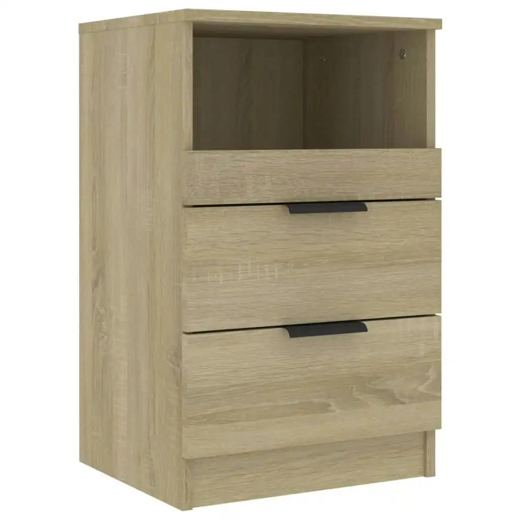 Bedside Cabinet Sonoma Oak Engineered Wood 811238