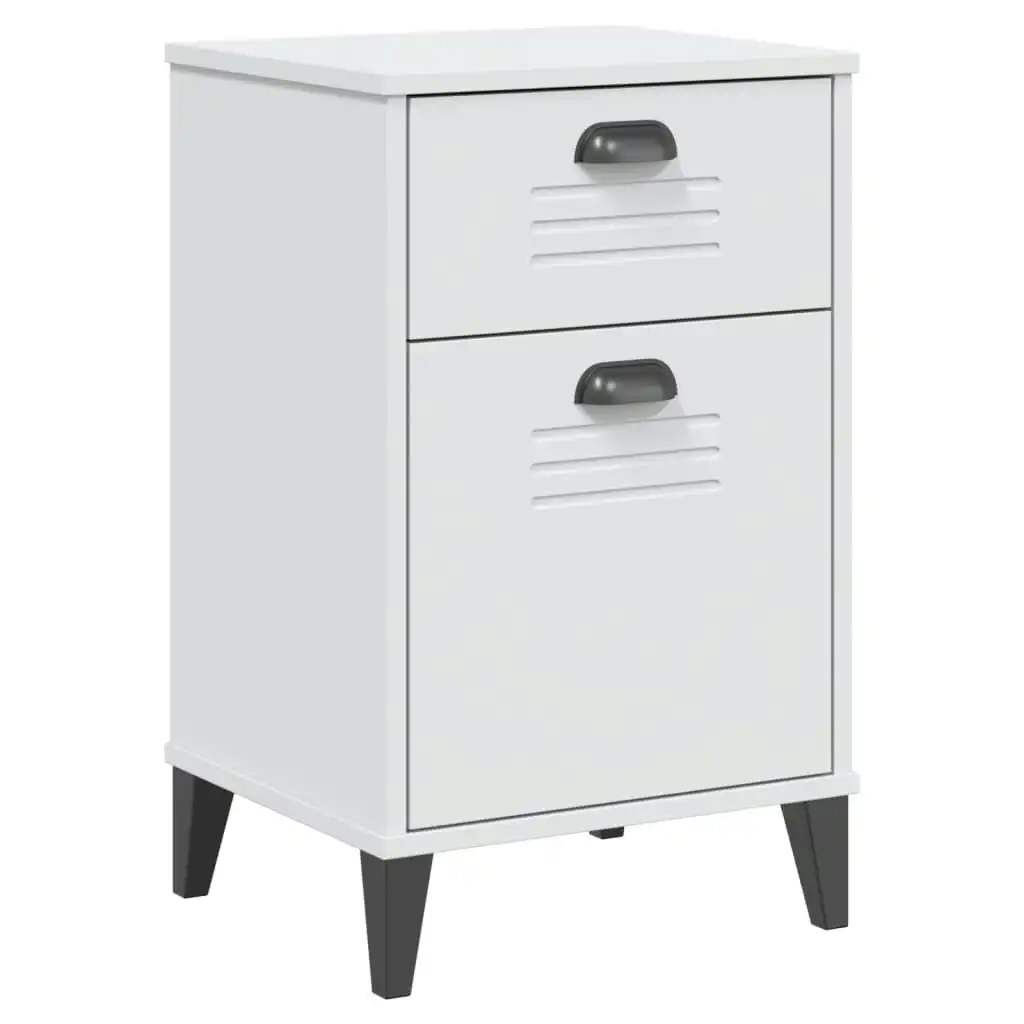 Bedside Cabinet VIKEN White Engineered Wood 374914