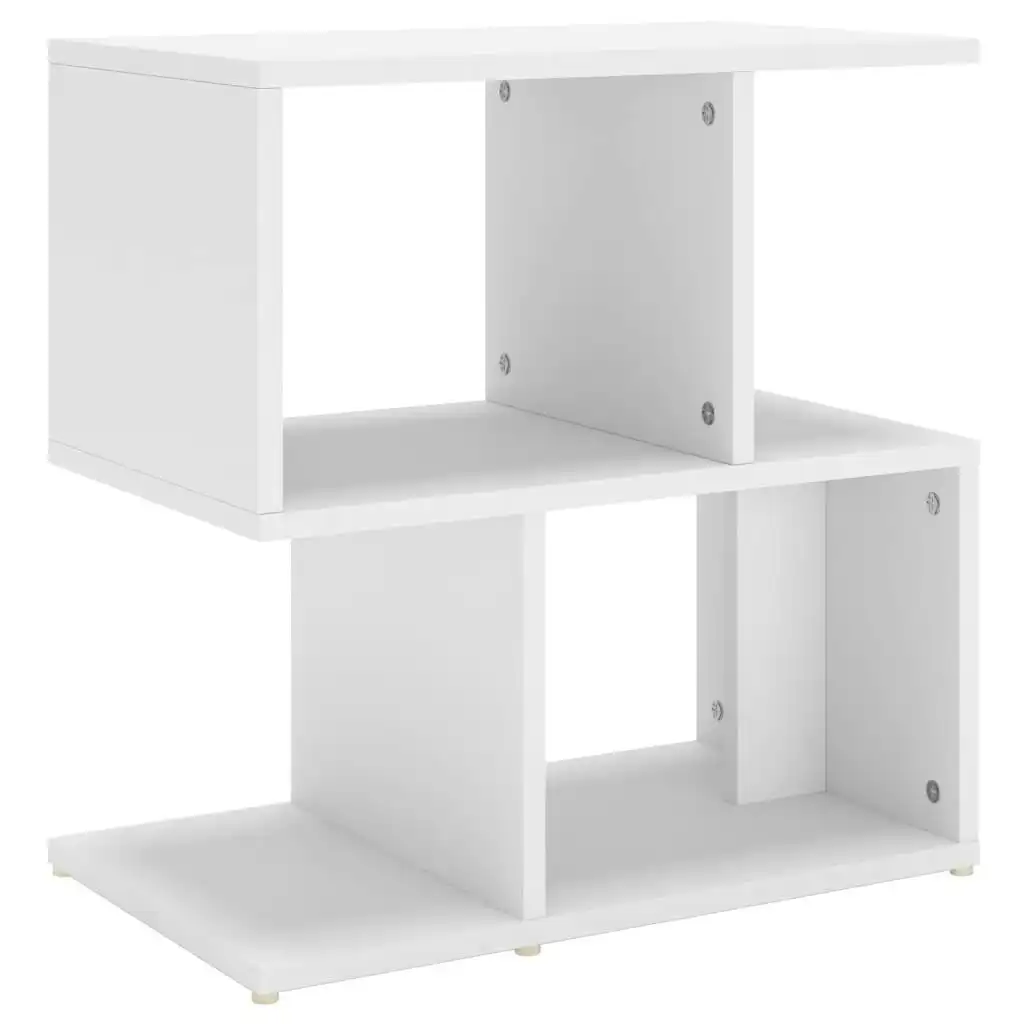 Bedside Cabinet White 50x30x51.5 cm Engineered Wood 806364