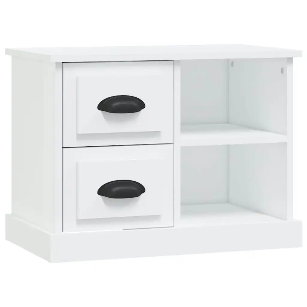 Bedside Cabinet White 60x35.5x45 cm 816368