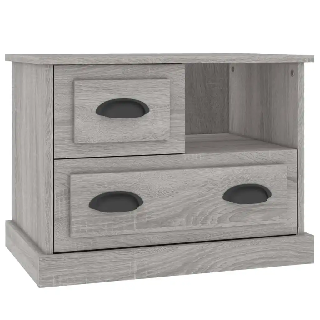 Bedside Cabinet Grey Sonoma 60x39x45 cm 816366