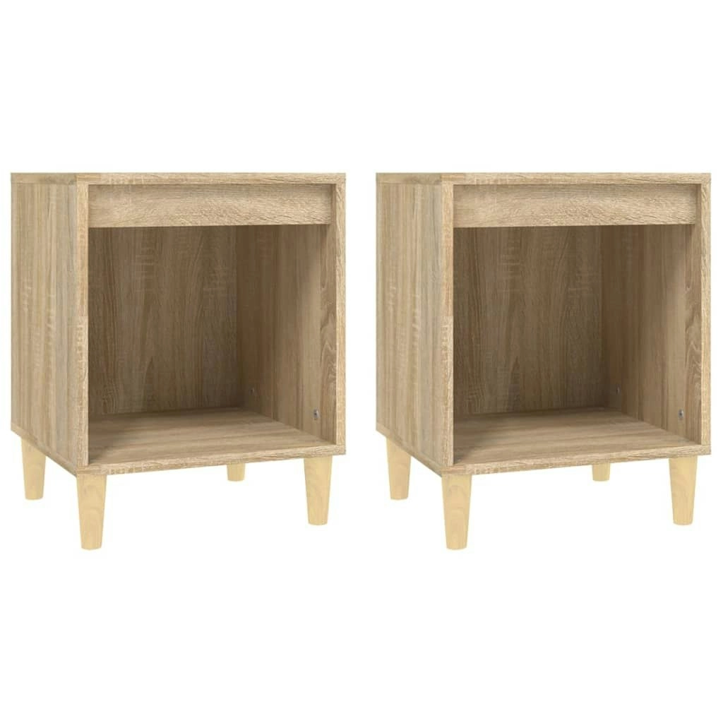 Bedside Cabinets 2 pcs Sonoma Oak 40x35x50 cm 821865