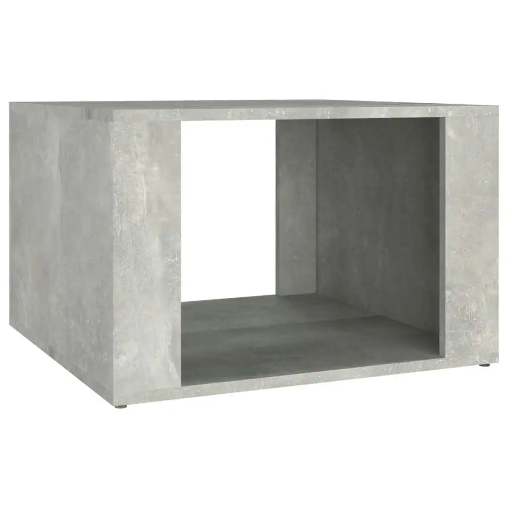 Bedside Table Concrete Grey 57x55x36 cm Engineered Wood 816556