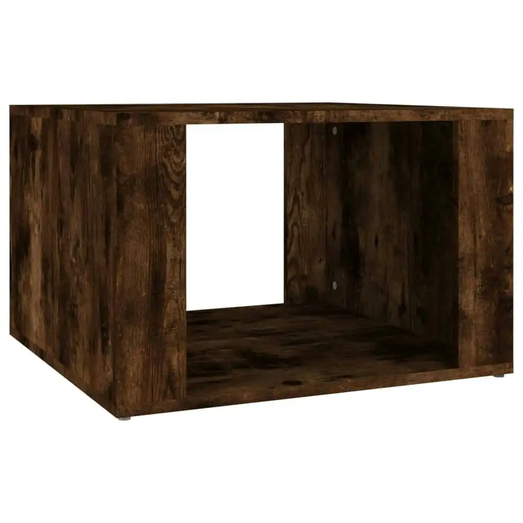 Bedside Table Smoked Oak 57x55x36 cm Engineered Wood 816557