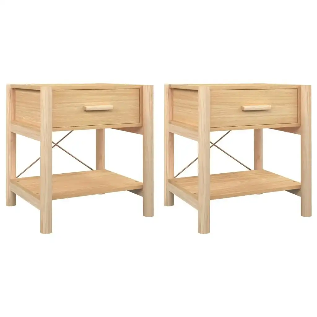 Bedside Tables 2pcs 42x38x45 cm Engineered Wood 345659