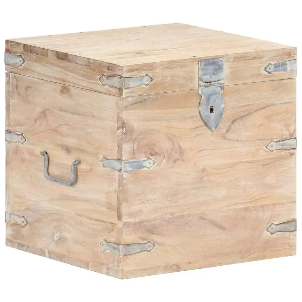 Chest 40x40x40 cm Solid Acacia Wood 289640