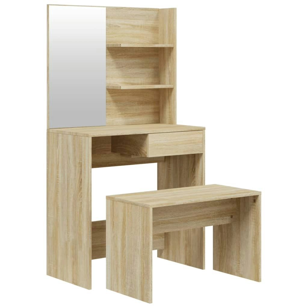 Dressing Table Set Sonoma Oak 74.5x40x141 cm 3114141