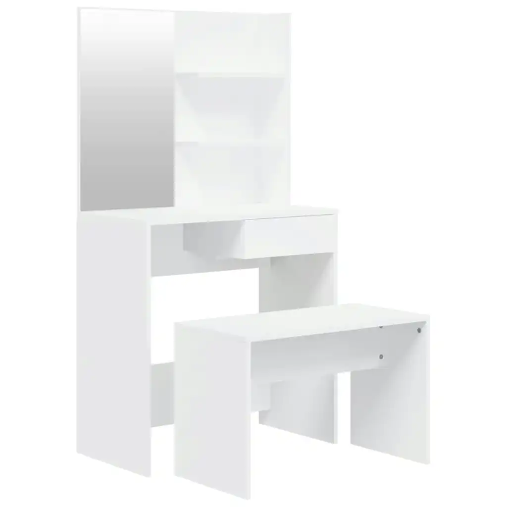 Dressing Table Set White 74.5x40x141 cm 3114139