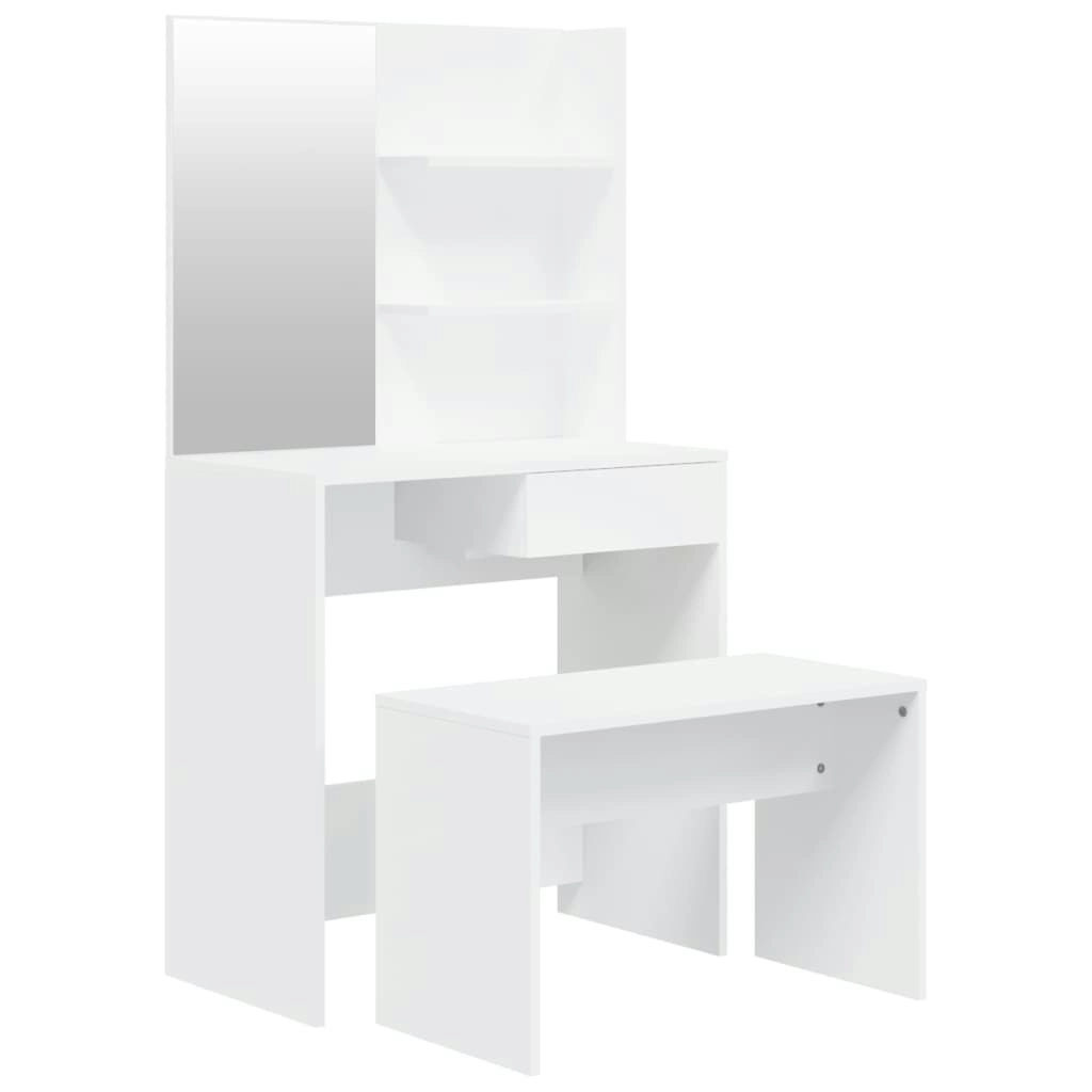 Dressing Table Set White 74.5x40x141 cm 3114139