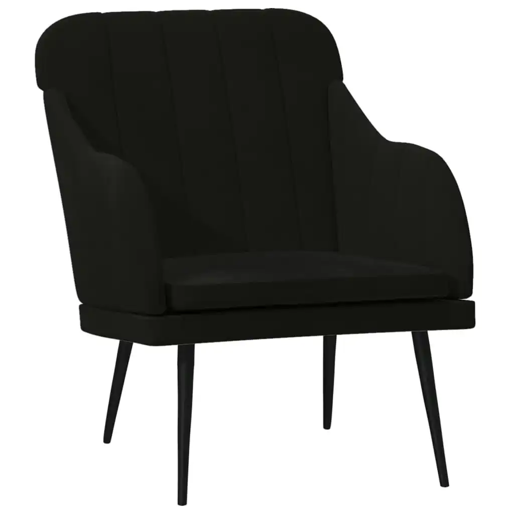 Armchair Black 63x76x80 cm Velvet 351459