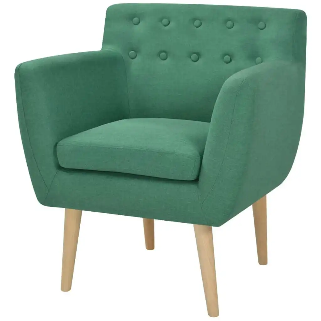 Armchair Green Fabric 244068