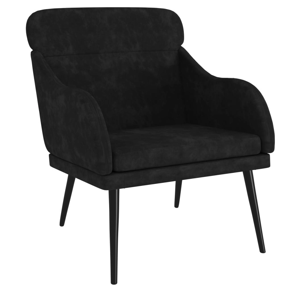 Armchair Black 63x76x80 cm Velvet 351440