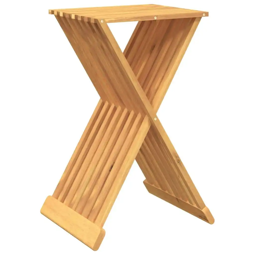 Folding Stool 40x32.5x70 cm Solid Wood Teak 316164