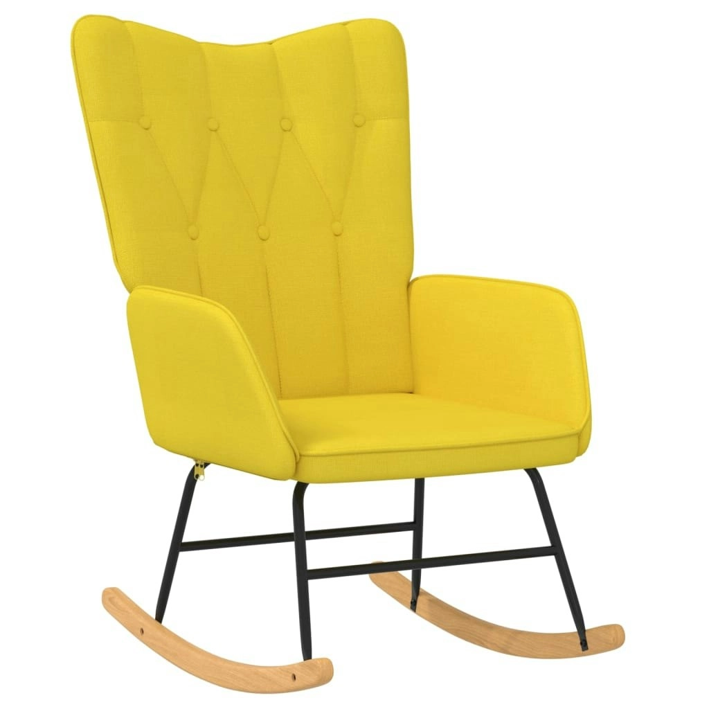 Rocking Chair Mustard Yellow Fabric 327618