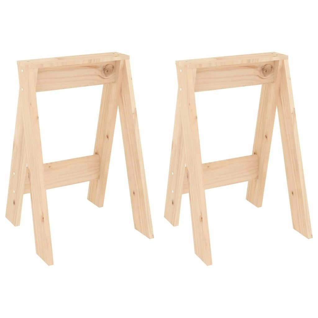 Stools 2 pcs 40x40x60 cm Solid Wood Pine 823664