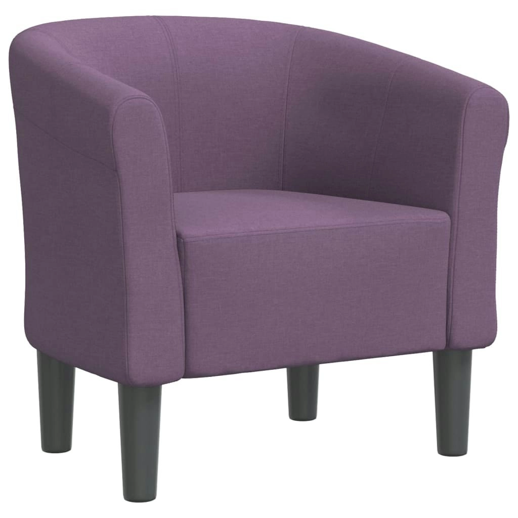 Tub Chair Purple Fabric 356433