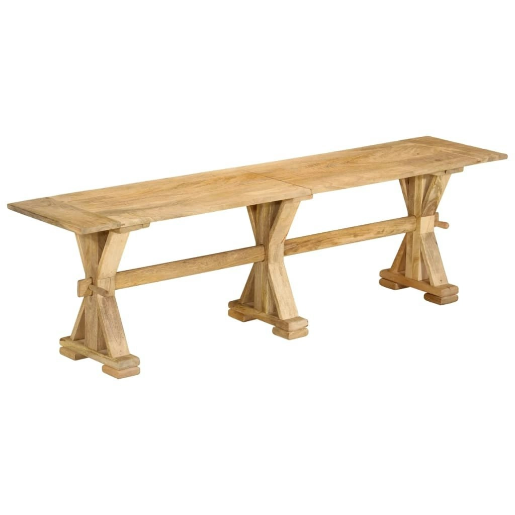 Bench 160x35x45 cm Solid Wood Mango 354992