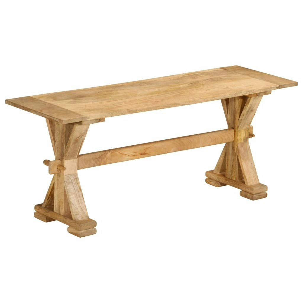 Bench 110x35x45 cm Solid Wood Mango 354991